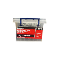 Galvanised Bugle Screw 14g x 100mm - Pack of 100