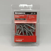Galvanised Bugle Screw 14g x 50mm - Pack of 25