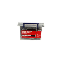 Galvanised Bugle Screw 14g x 65mm - Pack of 100