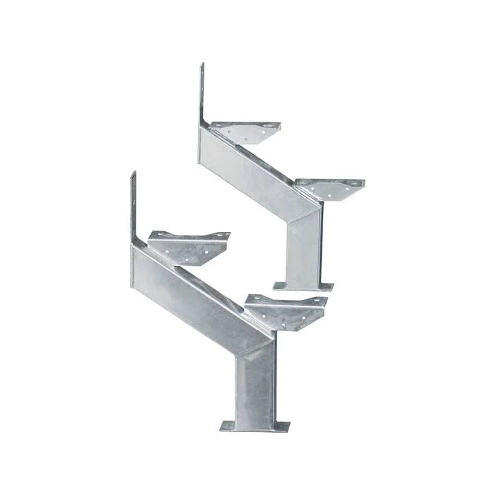 Galintel G2TS 2 Step Galvanised Stair Stringer Pair