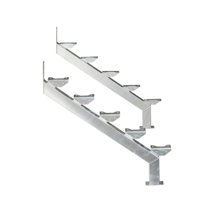 Galintel G5TS 5 Step Galvanised Stair Stringer Pair