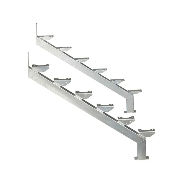 Galintel G6TS 6 Step Galvanised Stair Stringer Pair