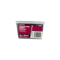 Galvanised Treated Pine Screws 8g x 32mm - Pack of 1000