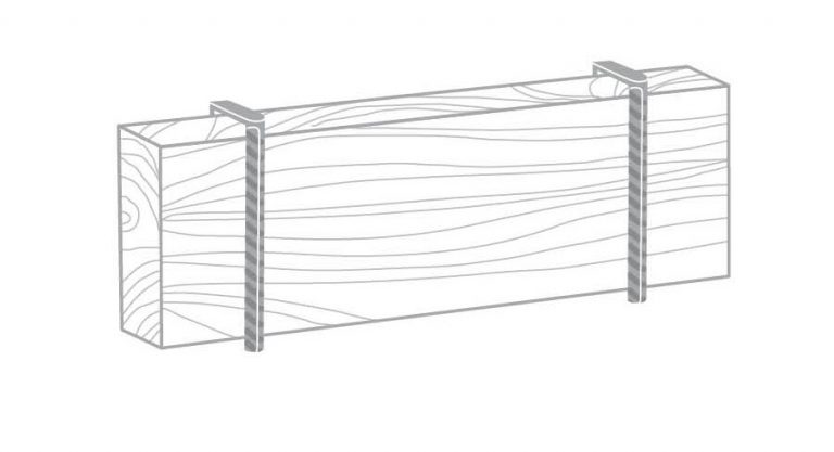 Hardaz Sleeper Corner Stake 450mm