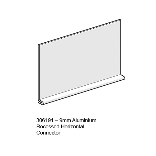 James Hardie 306191 Aluminium Recessed Horizontal Connector