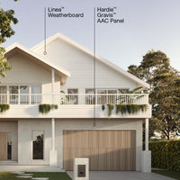 James Hardie Gravis 900001 Wall Panel 50mm 2200x600