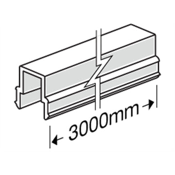 James Hardie 306012 HardieDeck Snap In Top Strip