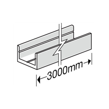 James Hardie 306032 HardieDeck Wingless Base Jointer 3m Pack of 5