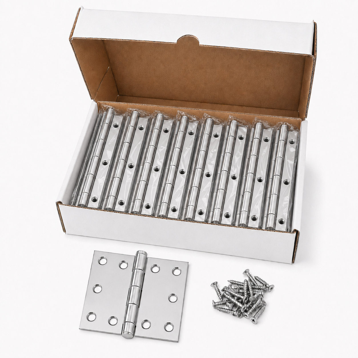 Trio Stainless Steel Butt Architectural 100x100x2.5mm (20 pack)