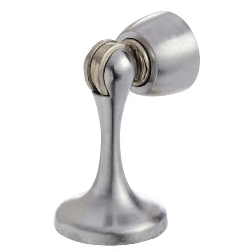 Magnetic door stop silva chrome plated 75mm