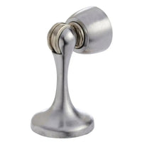 Magnetic door stop silva chrome plated 75mm