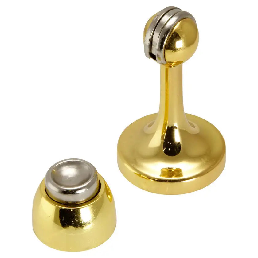 Magnetic Door Stop Silva Electro Brass 75mm