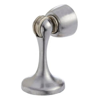 Magnetic door stop silva satin chrome 75mm