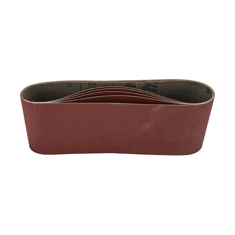 Makita 100 x 610mm 240 Grit Abrasive Sanding Belt 5 Piece P-36946