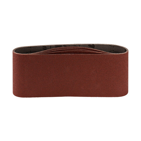 Makita 100 x 610mm 80 Grit Abrasive Sanding Belt 5 Piece P-36902