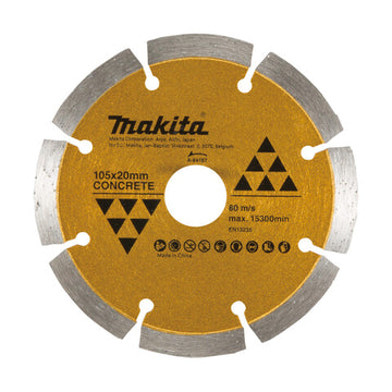 Makita 105mm x 20/16mm Diamond Segmented Saw Blade A-84187