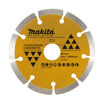 Makita 115mm x 20.23mm Diamond Segmented Saw Blade A-84109