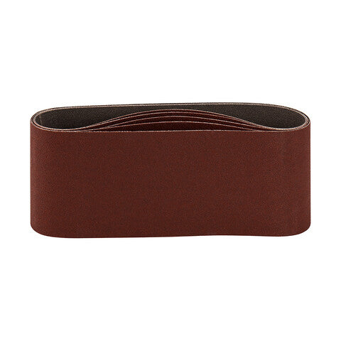 Makita 76 x 457mm 120 Grit Abrasive Sanding Belt 5 Piece P-37138