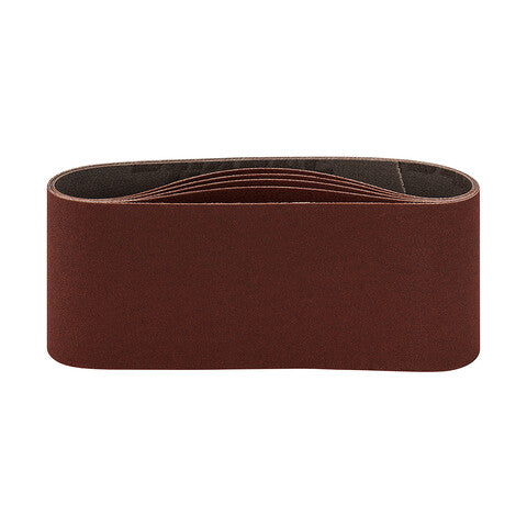 Makita 76 x 457mm 240 Grit Abrasive Sanding Belt 5 Piece P-37150