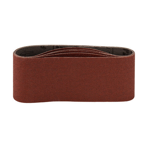 Makita 76 x 457mm 80 Grit Abrasive Sanding Belt 5 Piece P-37116