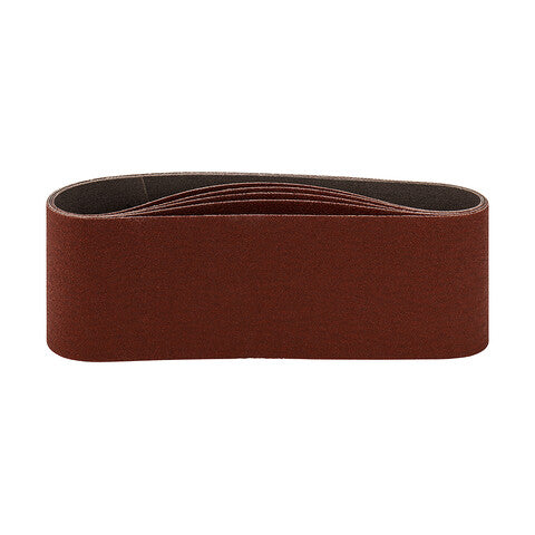 Makita 76 x 533mm 80 Grit Abrasive Sanding Belt 5 Piece P-37194