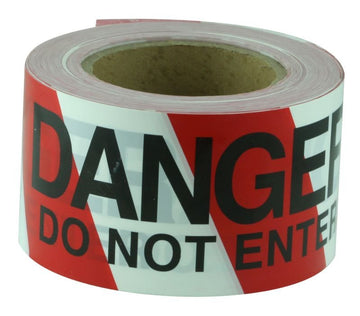 Maxisafe BRD714 Safety Barrier Tape Red/White - Danger Do Not Enter