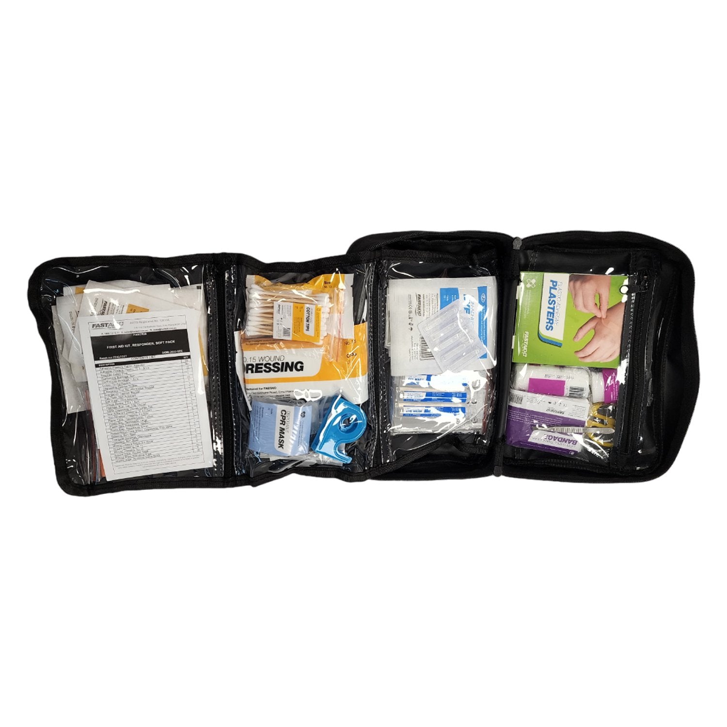 Maxisafe FVK807 Vehicle First Aid Kit Soft Case Contents Packed