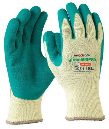 Maxisafe GGL106 Green Grippa Poly Cotton Glove