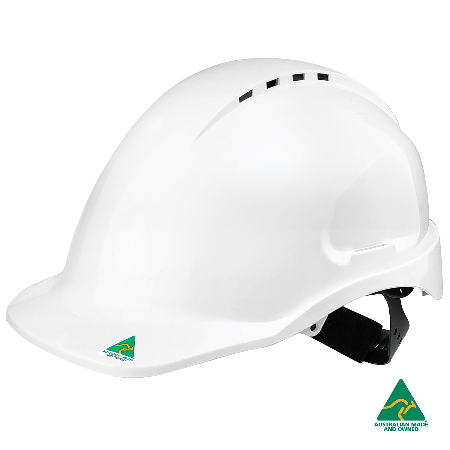 Maxisafe HVS590 Vented Hard Hat With Sliplock Harness