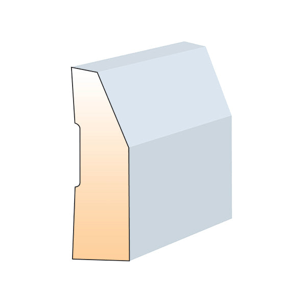 MDF Primed Half Splay 67 x 18mm 5.4m