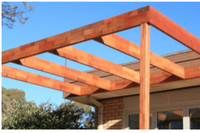Merbau Post 115 x 115 Solid Face Laminated Hardwood