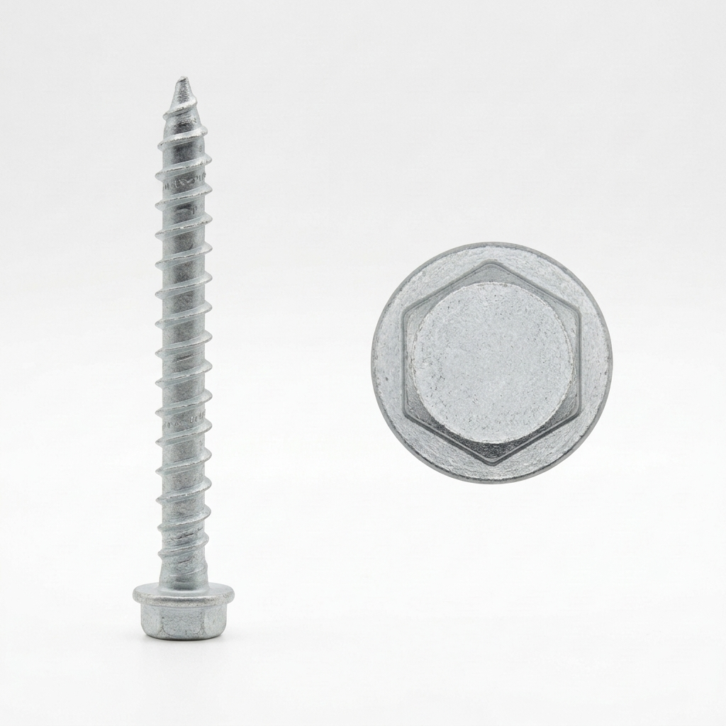 Bremick Masonry Anchor Screw Galvanised HEX 8x75mm