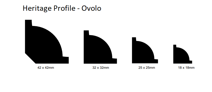 Ovolo F/J Pine Moulding 18x18mmx5.4m Length