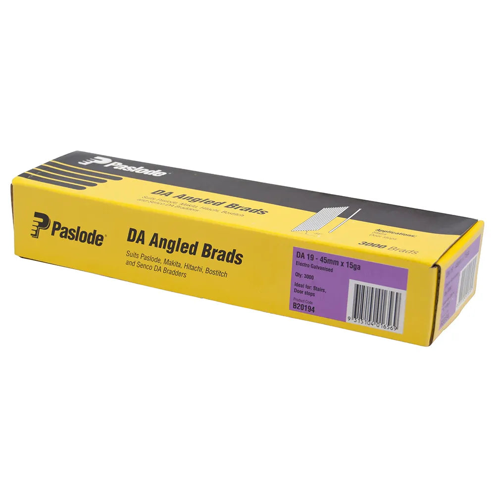 Paslode 45mm Angled Nail Fastener 3000 Pack