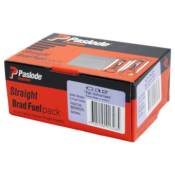 Paslode C Series 16Ga x 32mm Brad 3000 Nails