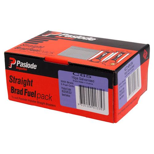 Paslode C Series 16Ga x 65mm Brad 3000 Nails