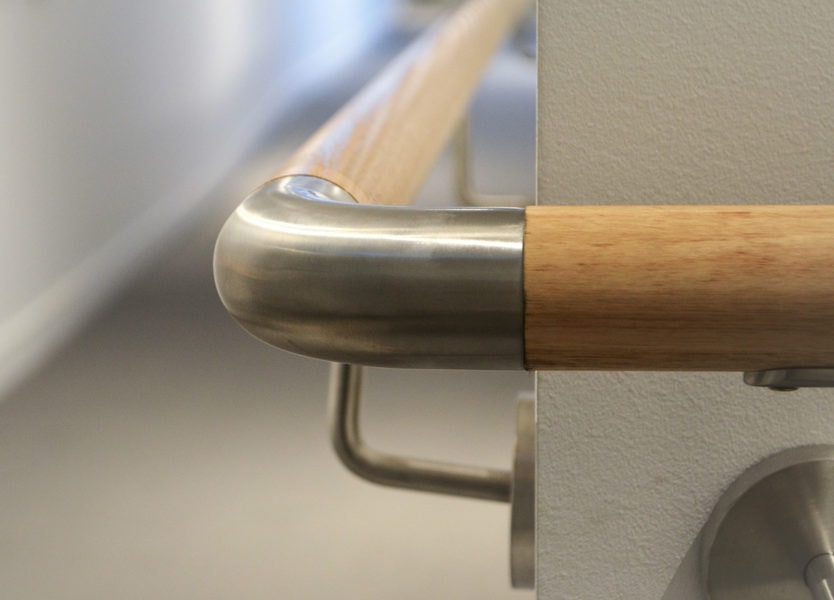 Handrail Bend Fixed 90 Deg Stainless Steel