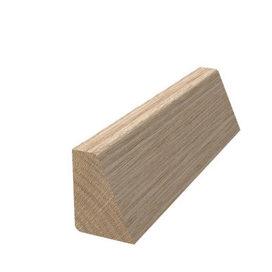 Porta Moulding Tasmanian Oak  12 x 9mm Bevel Glazing Bead 2.4m