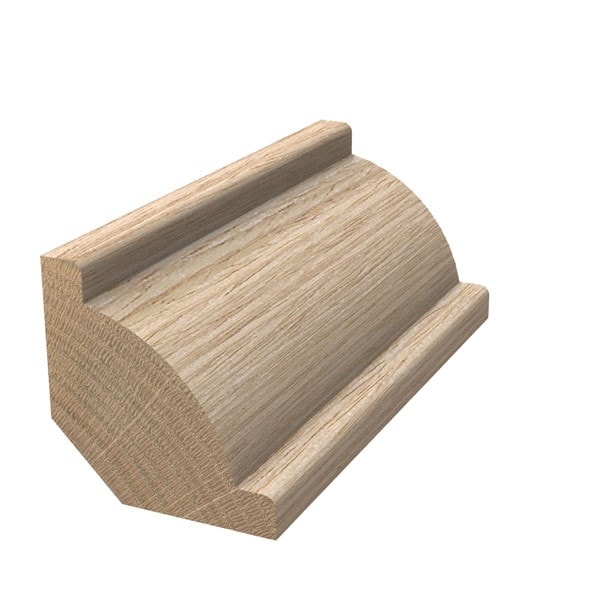 Porta Moulding Tasmanian Oak 12mm Ovolo  2.4m