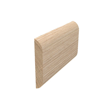 Porta Moulding Tasmanian Oak  40 x 5mm Round Edge Cover Strip 2.4m
