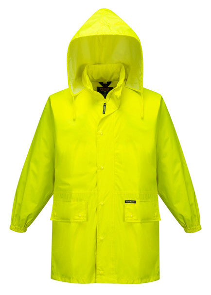 Portwest MS939 Hi Vis Rain Jacket Class D Fluro Yellow