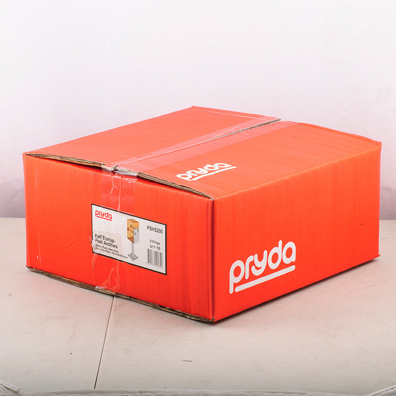 Pryda Half Stirrup Post Base (L-BASE) 200mm