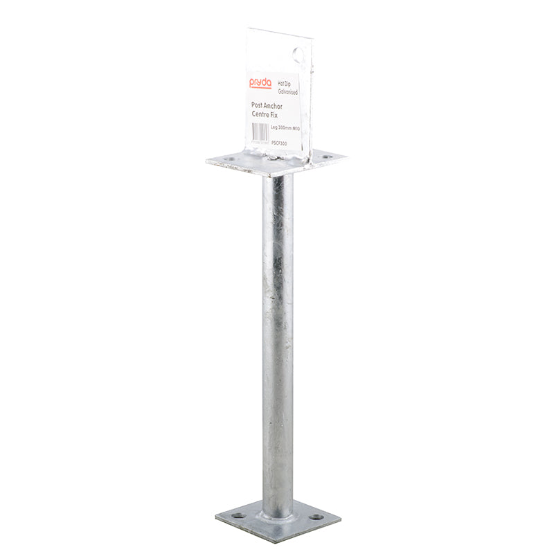 Pryda Post Anchor Support Centre Fix 130mm Leg