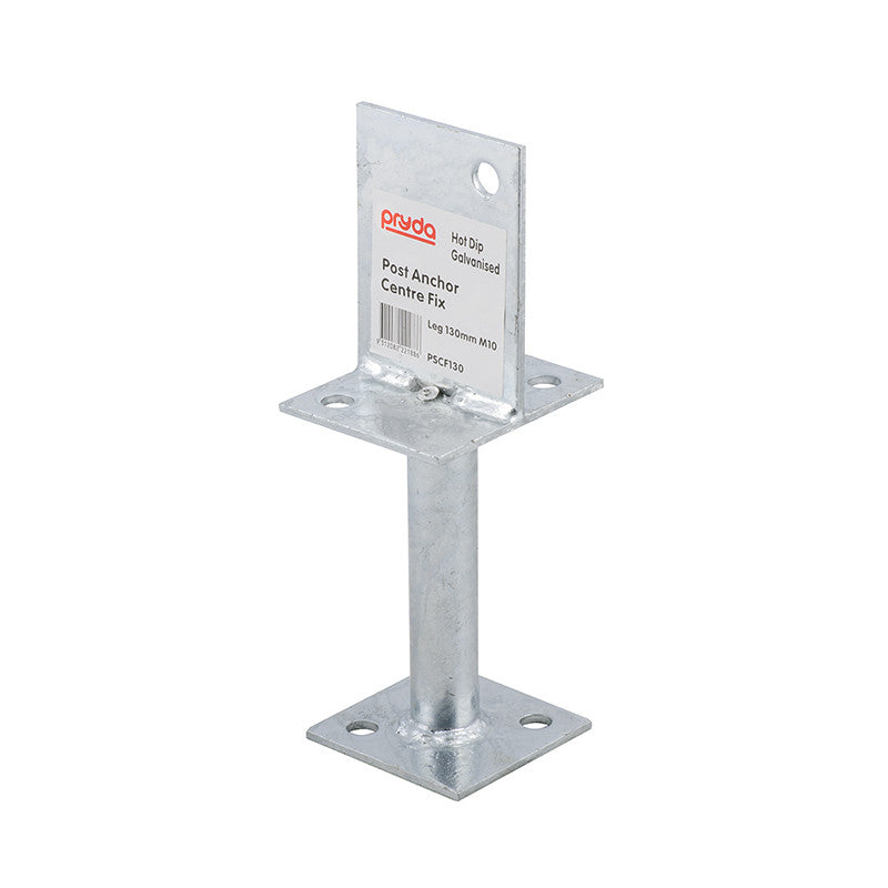 Buy Pryda Post Anchor Support Centre Fix 300mm Leg | Canterbury Timber ...