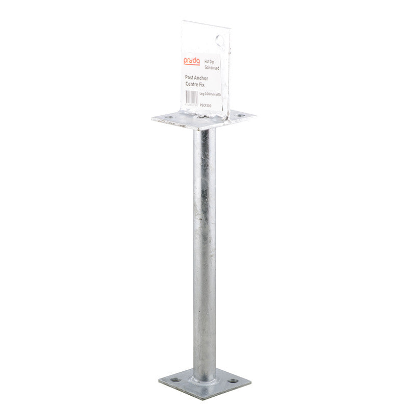 Pryda Post Anchor Support Centre Fix 300mm Leg