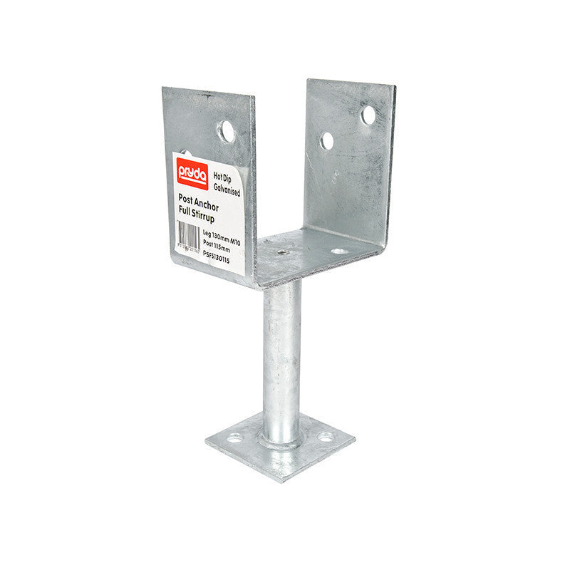 Pryda Post Stirrups Anchors (U-BASE) 600x90mm