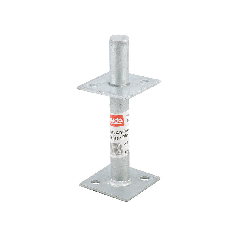 Pryda Post Support Centre Pin Base 300mm Anchor