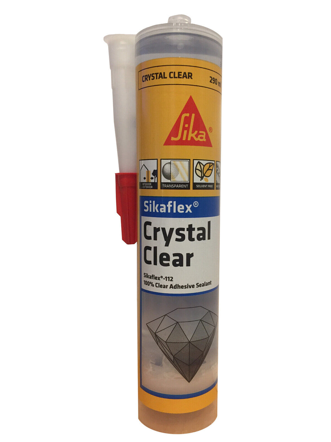 Sika Sikaflex -112 Crystal Clear Multipurpose Sealant & Adhesive 290ml