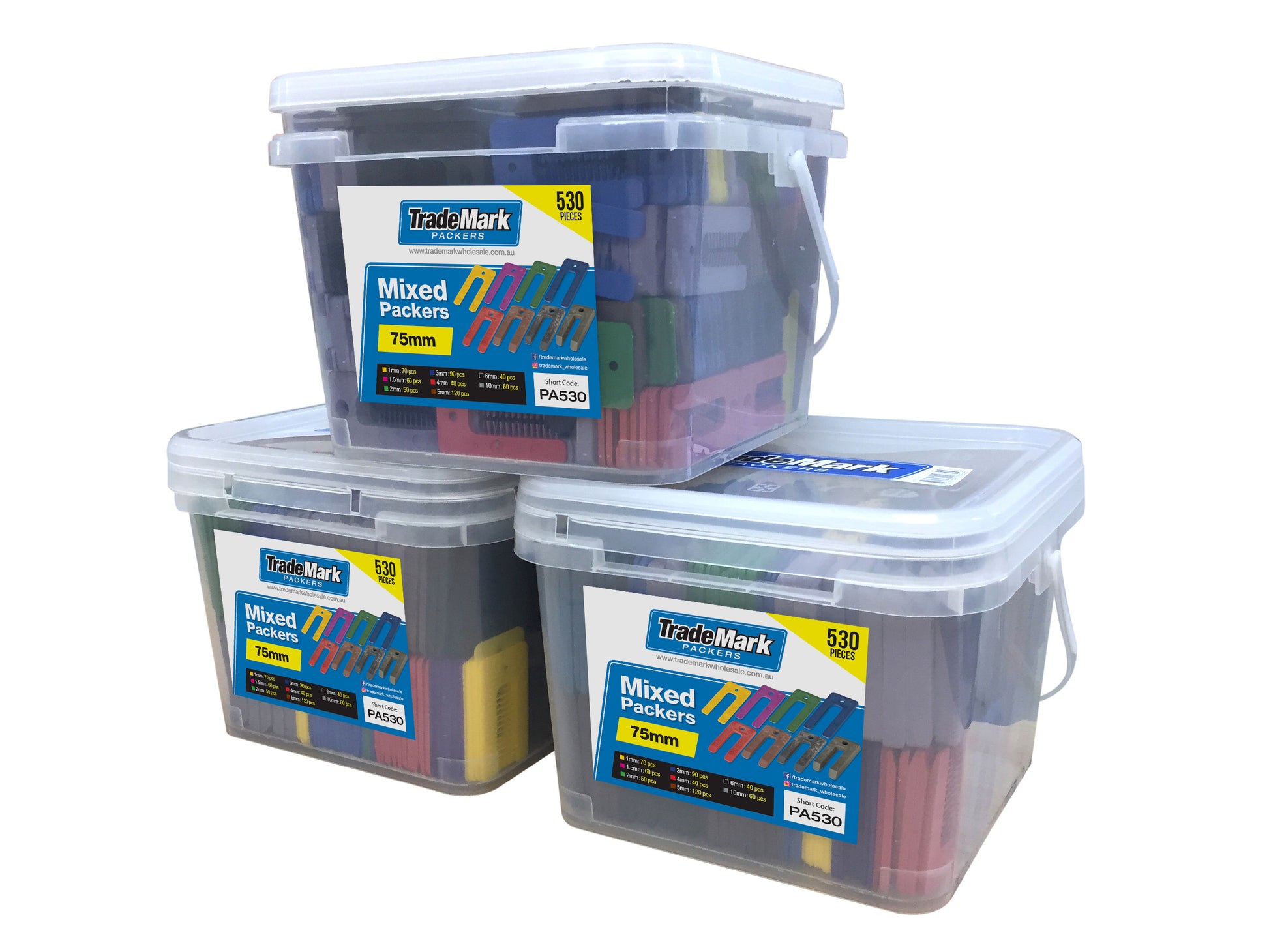 Shim Packers Mixed 75mm