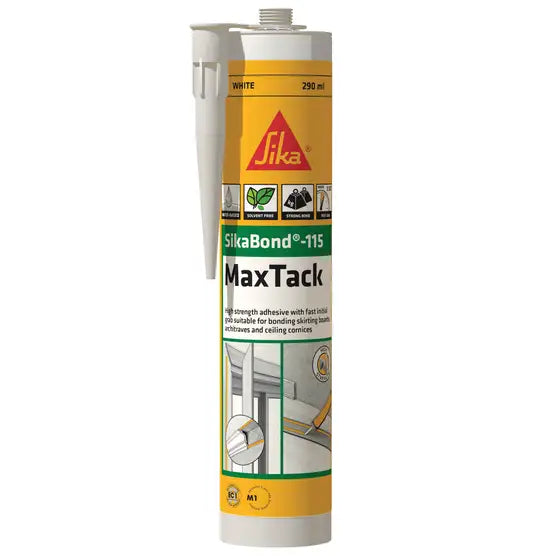 Sika 290ml Sikabond 115 Max Tack Adhesive White